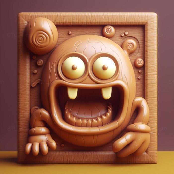 Games (Pudding Monsters 4, GAMES_9236) 3D models for cnc